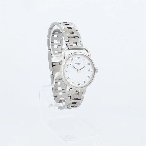 Montre Hermès Cape Cod - Montre PM cadran arabe ivoire en acier 58 Facettes
