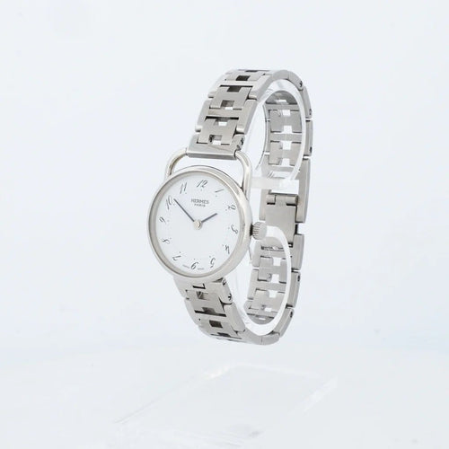 Montre Hermès Cape Cod - Montre PM cadran arabe ivoire en acier 58 Facettes