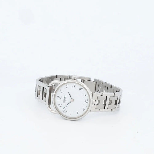 Montre Hermès Cape Cod - Montre PM cadran arabe ivoire en acier 58 Facettes