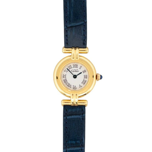 Montre Cartier Must Colisée - Montre femme 24 mm cadran ivoire 58 Facettes