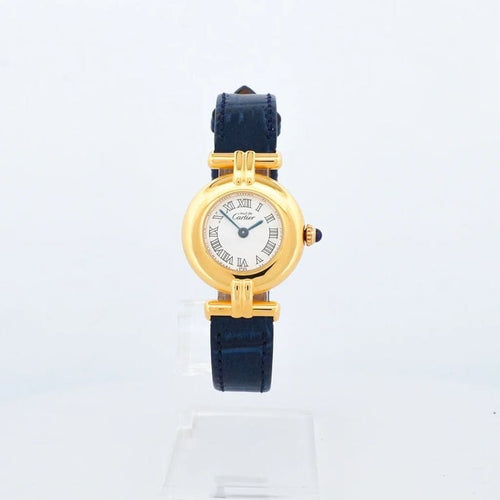 Montre Cartier Must Colisée - Montre femme 24 mm cadran ivoire 58 Facettes