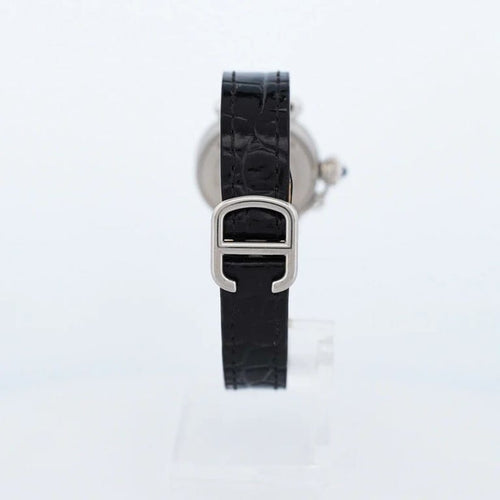 Montre Cartier Pasha - Montre femme quartz en acier, cadran argenté chiffres arabes 58 Facettes