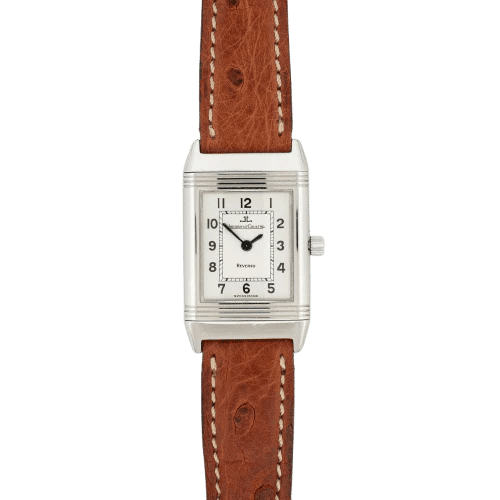 Montre Jaeger-LeCoultre Reverso - Montre femme quartz cadran ivoire chiffres romains 58 Facettes