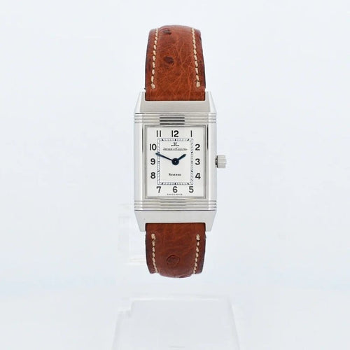 Montre Jaeger-LeCoultre Reverso - Montre femme quartz cadran ivoire chiffres romains 58 Facettes