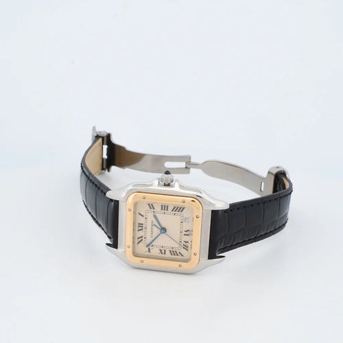 Montre Cartier Panthère - Montre en acier et or jaune, cadran ivoire 58 Facettes