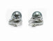 Boucles d'oreilles Boucles d’oreilles en or blanc 18 carats et perles de Tahiti naturelles 58 Facettes
