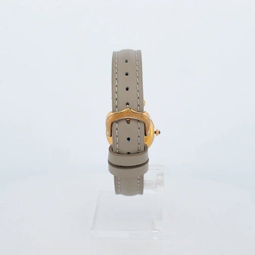 Montre Cartier Must Colisée - Montre en vermeil cadran ivoire chiffres romains 58 Facettes