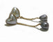 Boucles d'oreilles Boucles d’oreilles cœur en or jaune 18 carats, nacre et perles 58 Facettes
