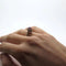 Bague 49.5 Bague solitaire chaton miroir en or 18 carats et platine, tourmaline rose 58 Facettes