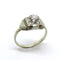 Bague 52 Bague Art déco en or blanc 18 carats et diamant 0,17 ct 58 Facettes