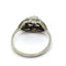 Bague 52 Bague Art déco en or blanc 18 carats et diamant 0,17 ct 58 Facettes