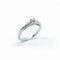 Bague 49 Mauboussin - Bague solitaire « Tu es le Sel de ma vie » en or blanc et diamants 58 Facettes