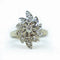 Bague 50.5 Bague vintage en or blanc et diamants 58 Facettes