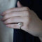 Bague 50.5 Bague vintage en or blanc et diamants 58 Facettes