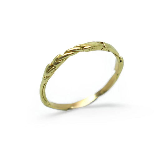 Bague 62 De Saerdeler - Alliance en or jaune 18 carats 58 Facettes