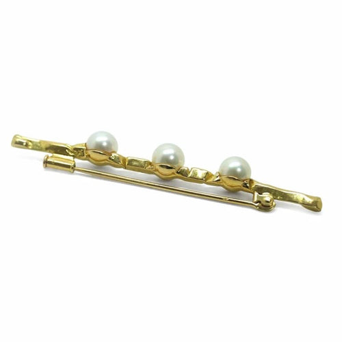 Broche De Saedeleer - Broche en or jaune 18 carats et perles de culture 58 Facettes