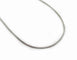 Collier Chaîne serpent en or blanc 18 carats 58 Facettes