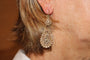 Boucles d'oreilles Boucles d'oreilles anciennes - Perles naturelles en or jaune 14 carats 58 Facettes 7704
