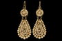 Boucles d'oreilles Boucles d'oreilles anciennes - Perles naturelles en or jaune 14 carats 58 Facettes 7704
