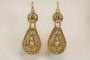 Boucles d'oreilles Boucles d'oreilles anciennes - Perles naturelles en or jaune 14 carats 58 Facettes 7704