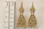 Boucles d'oreilles Boucles d'oreilles anciennes - Perles naturelles en or jaune 14 carats 58 Facettes 7704