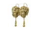 Boucles d'oreilles Boucles d'oreilles Bacchus - Camées en pierre de lave en or 14 carats 58 Facettes 7396