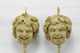 Boucles d'oreilles Boucles d'oreilles Bacchus - Camées en pierre de lave en or 14 carats 58 Facettes 7396