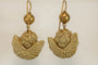 Boucles d'oreilles Boucles d’oreilles antiques - Camées de lave en or 14 carats 58 Facettes 7446