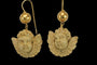 Boucles d'oreilles Boucles d’oreilles antiques - Camées de lave en or 14 carats 58 Facettes 7446