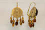 Boucles d'oreilles Boucles d'oreilles anciennes en or 14 carats et écaille de tortue 58 Facettes 7608