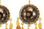 Boucles d'oreilles Boucles d'oreilles anciennes en or 14 carats et écaille de tortue 58 Facettes 7608