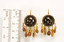 Boucles d'oreilles Boucles d'oreilles anciennes en or 14 carats et écaille de tortue 58 Facettes 7608