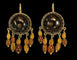 Boucles d'oreilles Boucles d'oreilles anciennes en or 14 carats et écaille de tortue 58 Facettes 7608