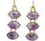 Boucles d'oreilles Boucles d'oreilles anciennes en or 14 carats et améthystes 58 Facettes 7338