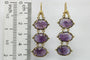 Boucles d'oreilles Boucles d'oreilles anciennes en or 14 carats et améthystes 58 Facettes 7338