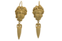 Boucles d'oreilles Boucles d'oreilles - Camées antiques en pierre de lave en or 14 carats 58 Facettes 7604