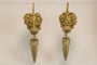 Boucles d'oreilles Boucles d'oreilles - Camées antiques en pierre de lave en or 14 carats 58 Facettes 7604