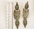 Boucles d'oreilles Boucles d'oreilles pendeloques ibériques - Or jaune 18 carats, émeraudes et diamants 58 Facettes 7616