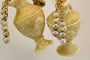 Boucles d'oreilles Boucles d’oreilles antiques en ivoire sculpté et or 14 carats 58 Facettes 7602