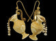 Boucles d'oreilles Boucles d’oreilles antiques en ivoire sculpté et or 14 carats 58 Facettes 7602