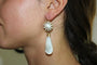 Boucles d'oreilles Boucles d'oreilles anciennes en or 14 carats et perles naturelles 58 Facettes 7594