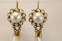 Boucles d'oreilles Boucles d'oreilles anciennes en or 14 carats et perles naturelles 58 Facettes 7594