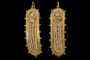 Boucles d'oreilles Boucles d'oreilles anciennes - Perles naturelles en or 14 carats 58 Facettes 7624