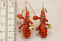 Boucles d'oreilles Boucles d’oreilles anciennes - Corail de Sicile en or 14K 58 Facettes 7630