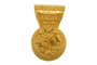 Pendentif Castellani - Pendentif Bulla en or jaune 18 carats vers 1860 58 Facettes 7490
