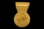 Pendentif Castellani - Pendentif Bulla en or jaune 18 carats vers 1860 58 Facettes 7490