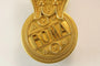 Pendentif Castellani - Pendentif Bulla en or jaune 18 carats vers 1860 58 Facettes 7490
