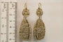 Boucles d'oreilles Boucles d’oreilles anciennes gouttes en or 14 carats et perles 58 Facettes 7628