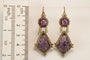 Boucles d'oreilles Boucles d'oreilles anciennes en or 14 carats et améthystes 58 Facettes 7618