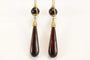 Boucles d'oreilles Boucles d’oreilles anciennes en or, piqué sur écaille de tortue 58 Facettes 7410